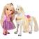 JAKKS Pacific Disney Princess Rapunzel Doll & Maximus Petite Gift Set