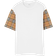 Burberry Check Sleeve T-shirt - White