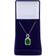 Jon Richard Pendant Necklace - Silver/Transparent/Green