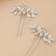 Shein 2pcs Women Faux Pearl & Leaf Fashionable Hair Pin For Hair Decoration