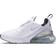 Nike Air Max 270 GS - White/Black/Metallic Silver/Pure Violet