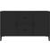 vidaXL Engineered Wood Black Sideboard 100x60cm