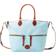 Dooney & Bourke Large Pocket Satchel - Light Blue