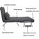 Homcom Convertible Bed Chaise Sofa 41.8" 2 Seater