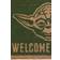 Pyramid Star Wars Welcome You are Yoda Doormat Braun, Grün 40x60cm