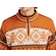 Dale of Norway Blyfjell Men's Knit Sweater - Copper Offwhite Coffee Redrose