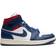 Nike Air Jordan 1 Mid W - White/Gym Red/Sail/French Blue