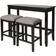 New Ridge Home Goods Bar Set Console Table 18.5x48.5"