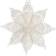 House Doctor Clip White Advent Star 23.6"