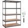 VEVOR 5-Tier Black Shelving System 72x48"