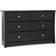 Storkcraft Crescent Black Chest of Drawer 53.4x33.3"