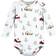 Hudson Baby Cotton Long-Sleeve Bodysuits - Boy Holiday Village