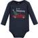 Hudson Baby Cotton Long-Sleeve Bodysuits - Boy Holiday Village