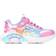 Skechers Girl's Rainbow Racer Light-Up Wedge - Pink/Cloud Mlti