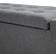 Homcom Linen Upholstered Storage Bench 36.2x15.8"