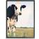 Stupell Industries Country Farm Cow Black Framed Art 11x14"