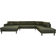 House Nordic Lido U-Sofa Sofa 370cm 6-Sitzer