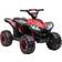 Aosom 12V Kids ATV Quad Car with Forward & Backward Function, Four Wheeler for Kids with Wear-Resistant Wheels, Music, Electric Ride-on ATV for
