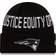 New Era New England Patriots Black Team Social Justice Cuffed Knit Hat