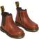 Dr. Martens Junior 2976 Faux Fur Lined Chelsea Boots - Light Brown