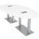 Skutchi Designs Inc. Oval Conference White Table