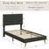 Likimio Platform Bed with Upholstered Twin