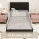 Likimio Platform Bed with Upholstered Twin