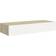 vidaXL 330264 Oak/White Wandregal 60cm 2Stk.