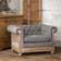 Capital Hotel Light Graywashed Armchair 30.5"