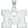 LogoArt Michigan Wolverines Small Pendant - Silver