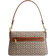 Coach Soft Tabby Shoulder Bag In Micro Signature Jacquard - Brass/Cocoa Burnished Amb