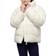 Rokka&Rolla Girl's Snow Angel Sherpa Coat Faux Fur Puffer Jacket - Ivory