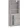 vidaXL Highboard ‎1 Glass Door 3 Drawers Grey Sonoma Skjenk 69.5x180cm