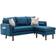 Lilola Home Mia Blue Sofa 70"