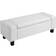 Homcom Faux Leather Cream White Storage Bench 41.8x15.8"