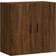 vidaXL 60x31x60cm Brown Oak Veggskap 60x60cm