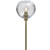 Belid Gloria Brass/Clear Table Lamp 18.3"