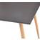 vidaXL MDF Gray /Oak Dining Table 31.7x31.7"