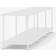 Montana Furniture Free 111000 New White Hyllesystem 203.4x41.7cm