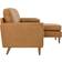 modway Valour Tan Sofa 78" 3 Seater