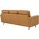 modway Valour Tan Sofa 78" 3 Seater