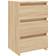 vidaXL Engineered Wood Sonoma Oak Nattbord 35x40cm 2st