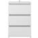 vidaXL Bed Cabinet White Nattbord 35x40cm