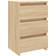 vidaXL Bed Cabinet Sonoma Oak Nattbord 35x40cm