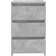 vidaXL Bed Cabinet Concrete Grey Nachttisch 35x40cm