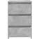 vidaXL Bed Cabinet Concrete Grey Nattbord 35x40cm