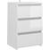 vidaXL Bed Cabinet High Gloss White Nattbord 35x40cm