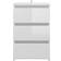 vidaXL Bed Cabinet High Gloss White Nachttisch 35x40cm