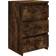 vidaXL Bed Cabinet Smoked Oak Nattbord 35x40cm