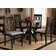 Baxton Studio Anise Grey / Dark Brown Dining Set 35.4x35.4" 5